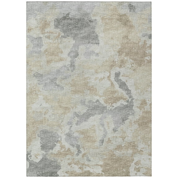 Addison Rugs Indoor/ Outdoor Accord Modern Polyester Washable Rug New 8' x 10' - Beige