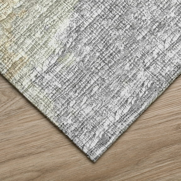 Addison Rugs Indoor/ Outdoor Accord Modern Polyester Washable Rug New 8' x 8' Round - Beige