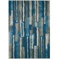 thumbnail image 1 of Bravado Indoor/Outdoor Blue Modern Color Block 3' x 5' Non-Skid Area Rug, 1 of 8
