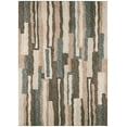 thumbnail image 1 of Bravado Indoor/Outdoor Brown Modern Color Block 3' x 5' Non-Skid Area Rug, 1 of 8