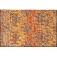 thumbnail image 1 of Bravado Indoor/Outdoor Orange Coastal Ombre Chevron 1'8" x 2'6" Non-Skid Accent Rug, 1 of 8