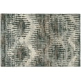 thumbnail image 1 of Bravado Indoor/Outdoor Grey Coastal Ombre Chevron 1'8" x 2'6" Non-Skid Accent Rug, 1 of 8