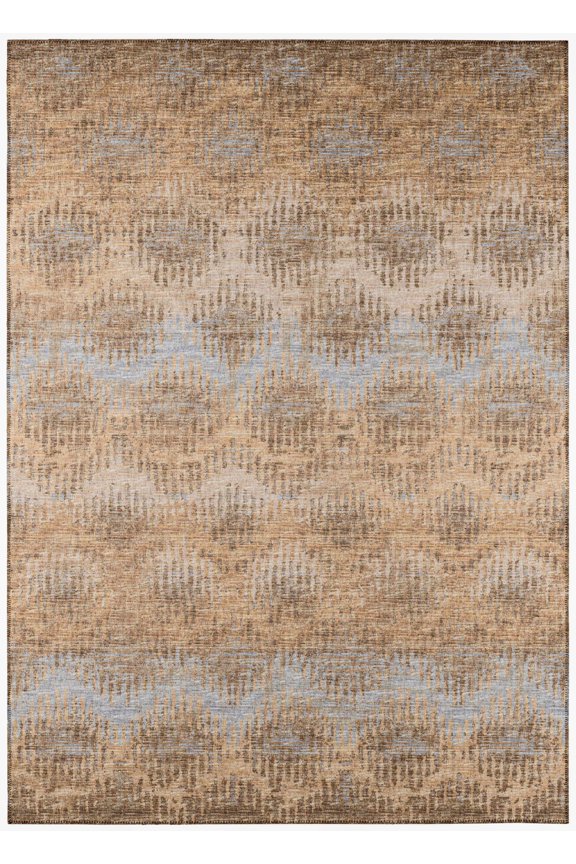 Addison Rugs Indoor/ Outdoor Addison Bravado Modern Chevron Washable Area Rug 3' x 5' - Earth