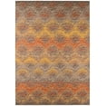 thumbnail image 1 of Addison Rugs Indoor/ Outdoor Addison Bravado Modern Chevron Washable Area Rug 5' x 7'6" - Canyon, 1 of 8