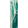 thumbnail image 1 of Addison Rugs Indoor/ Outdoor Addison Karina Abstract Washable Area Rug 2'3" x 7'6" - Green, 1 of 9