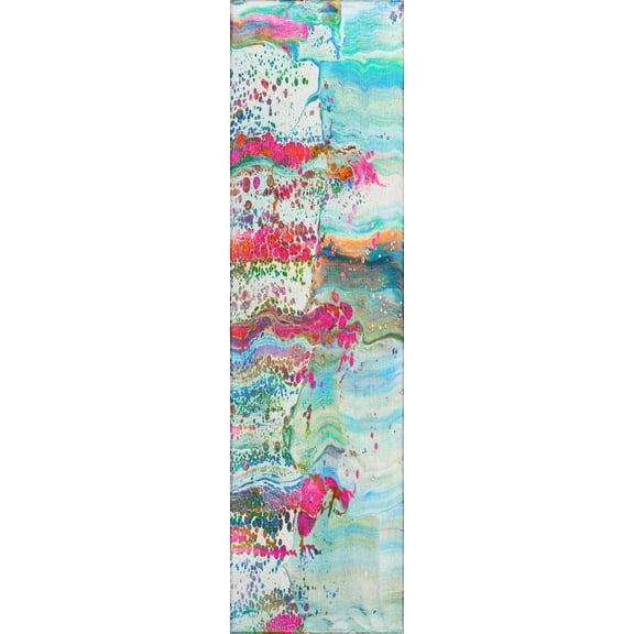 Addison Rugs Indoor/ Outdoor Addison Karina Abstract Washable Area Rug 2'3" x 7'6" - Melody