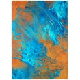 thumbnail image 1 of Addison Rugs Indoor/ Outdoor Addison Karina Abstract Washable Area Rug 9' x 12' - Cobalt, 1 of 8