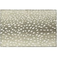 thumbnail image 1 of Safari Beige Gazelle Animal Print 1'8" x 2'6" Non-Skid Accent Rug, 1 of 9