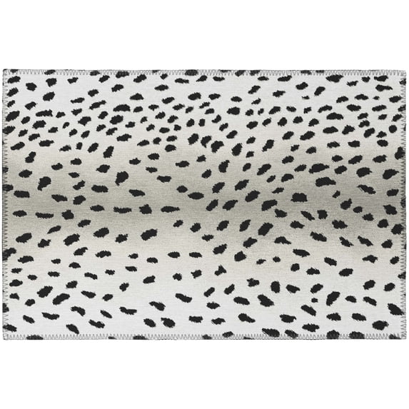 Addison Rugs Indoor/ Outdoor Addison Safari Gazelle Animal Print Washable Area Rug 1'8" x 2'6" - Pearl