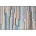 thumbnail image 1 of Addison Rugs Indoor/ Outdoor Addison Yuma Bold Striped Washable Area Rug 1'8" x 2'6" - Blue, 1 of 8