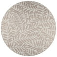 thumbnail image 1 of Addison Rugs Indoor/ Outdoor Addison Yuma Foliage Motif Washable Area Rug 8' x 8' - Taupe, 1 of 8