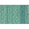 thumbnail image 1 of Addison Rugs Indoor/ Outdoor Addison Yuma Geometric Southwest Washable Rug 1'8" x 2'6" - Green, 1 of 8