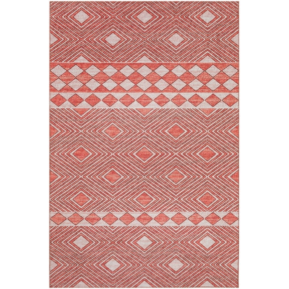 Addison Rugs Indoor/ Outdoor Addison Yuma Geometric Southwest Washable Rug 9' x 12' - Canyon