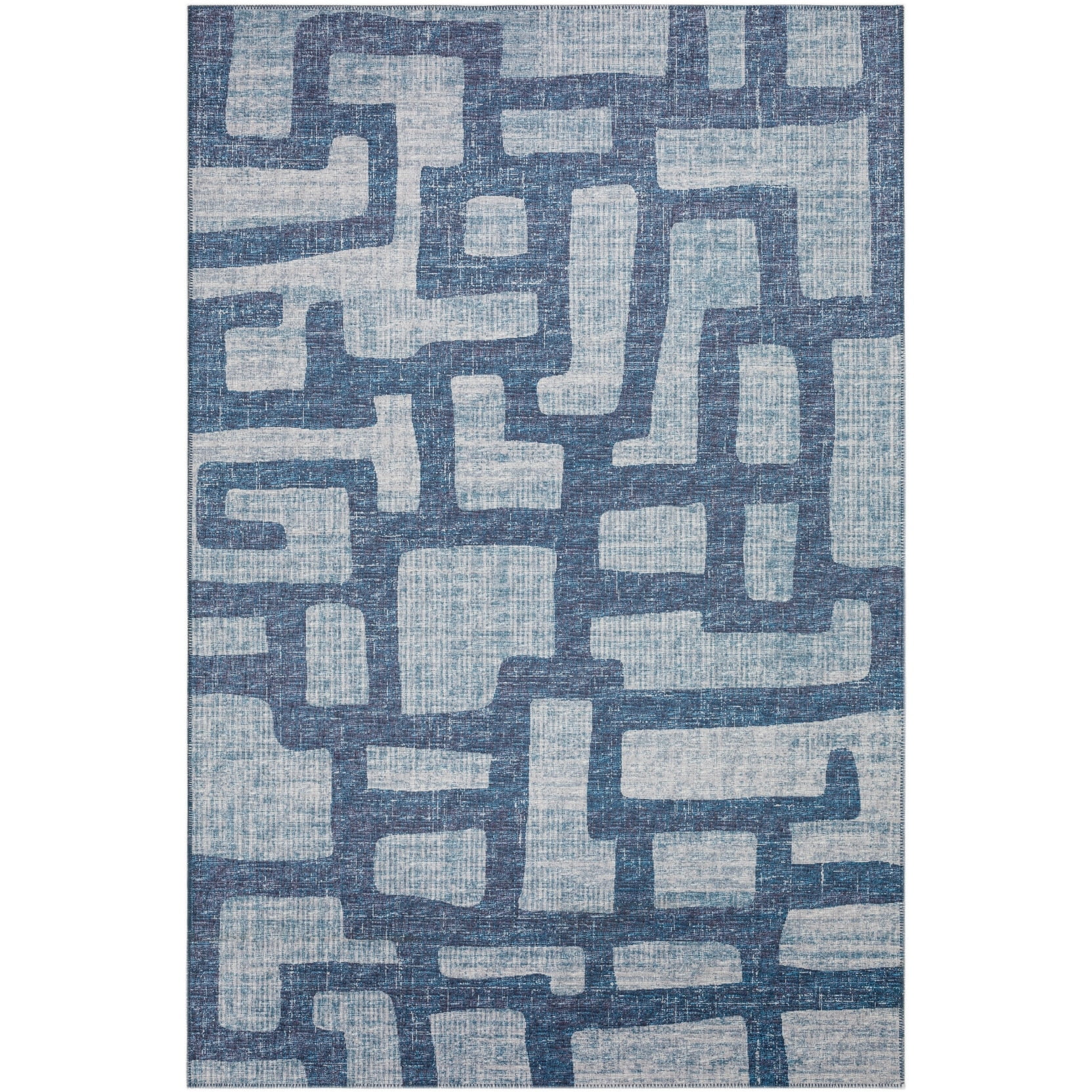 Addison Rugs Indoor/ Outdoor Addison Yuma Modern Cobblestone Washable ...