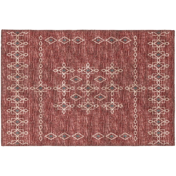 Addison Rugs Indoor/ Outdoor Addison Yuma Southwest Motif Washable Area Rug 1'8" x 2'6" - Canyon
