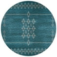 thumbnail image 1 of Addison Rugs Yuma Blue Transitional Southwest 8' x 8' Area Rug Blue AYU33, 1 of 8