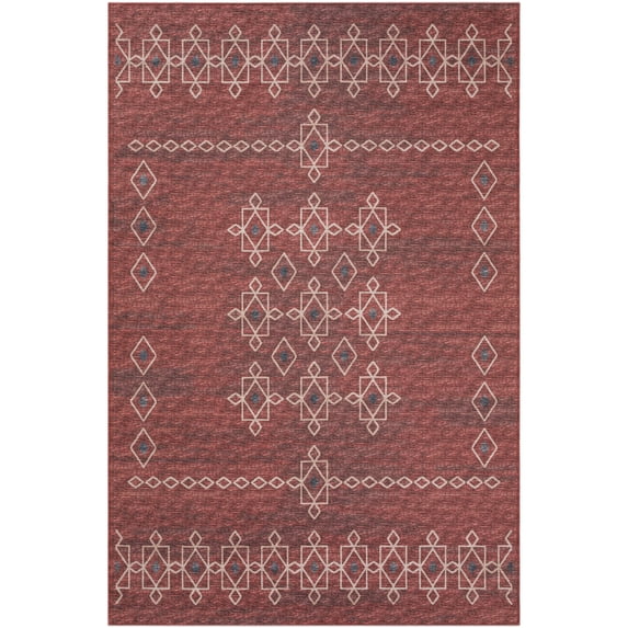 Addison Rugs Indoor/ Outdoor Addison Yuma Southwest Motif Washable Area Rug 9' x 12' - Canyon