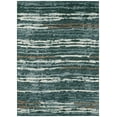 thumbnail image 1 of Bravado Indoor/Outdoor Grey Stripe 5' x 7'6" Non-Skid Area Rug, 1 of 8