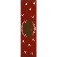 thumbnail image 1 of Cozy Winter ACW36 Red Washable 2 ft3 inch x 7 ft6 inch Runner Rug, 1 of 5