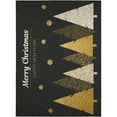 thumbnail image 1 of Cozy Winter ACW41 Black Washable 3 ft x 5 ft Rug, 1 of 6