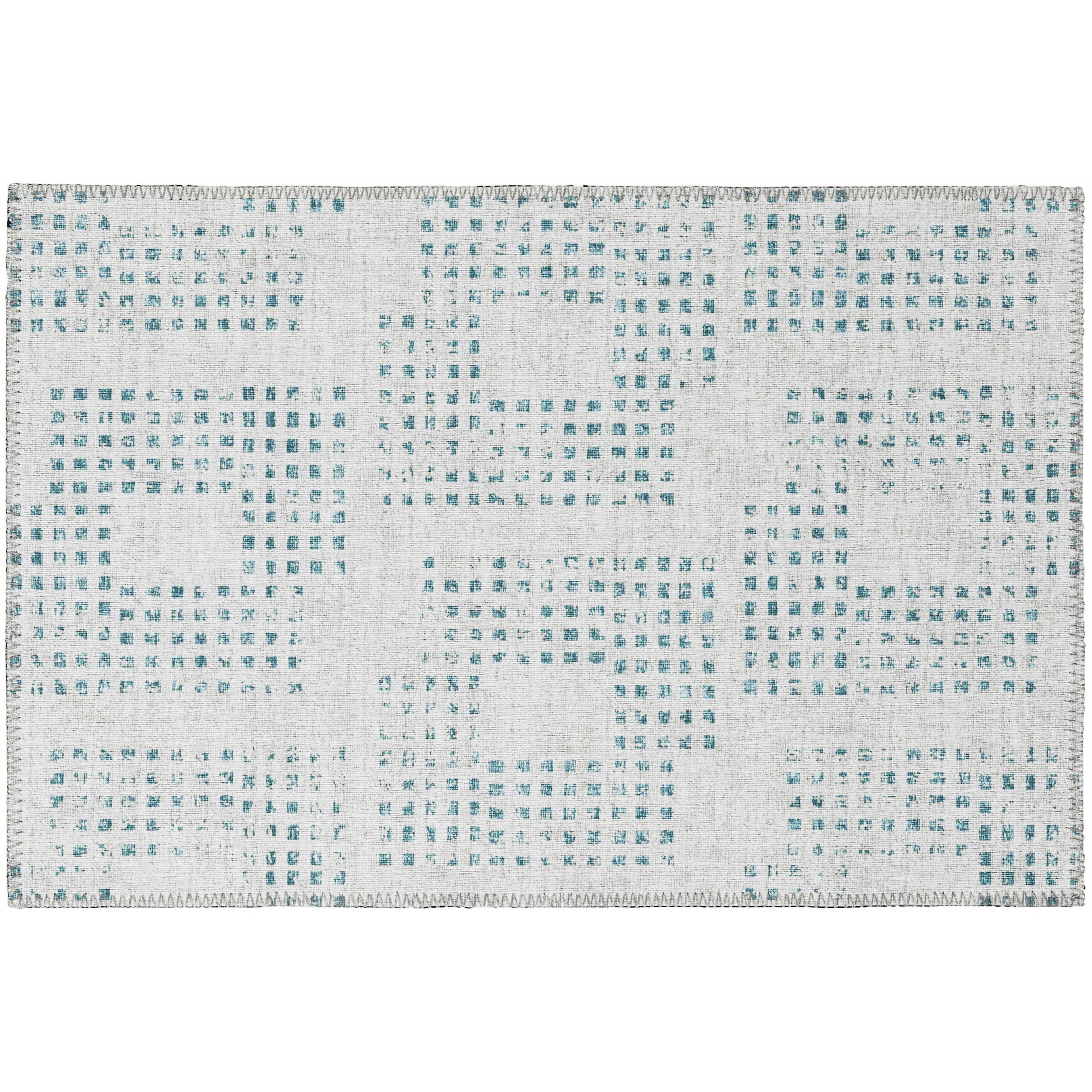 Addison Rugs Indoor/ Outdoor Eleanor Modern Houndstooth Washable Rug 1 ...