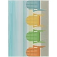 thumbnail image 1 of Addison Rugs Indoor/Outdoor Harpswell Beach Chairs Washable Rug 9' x 12', 1 of 5