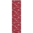 thumbnail image 1 of Addison Rugs Indoor/Outdoor Harpswell Ocean Rope Washable Rug 2'3" x 7'6" Runner - Ruby, 1 of 5