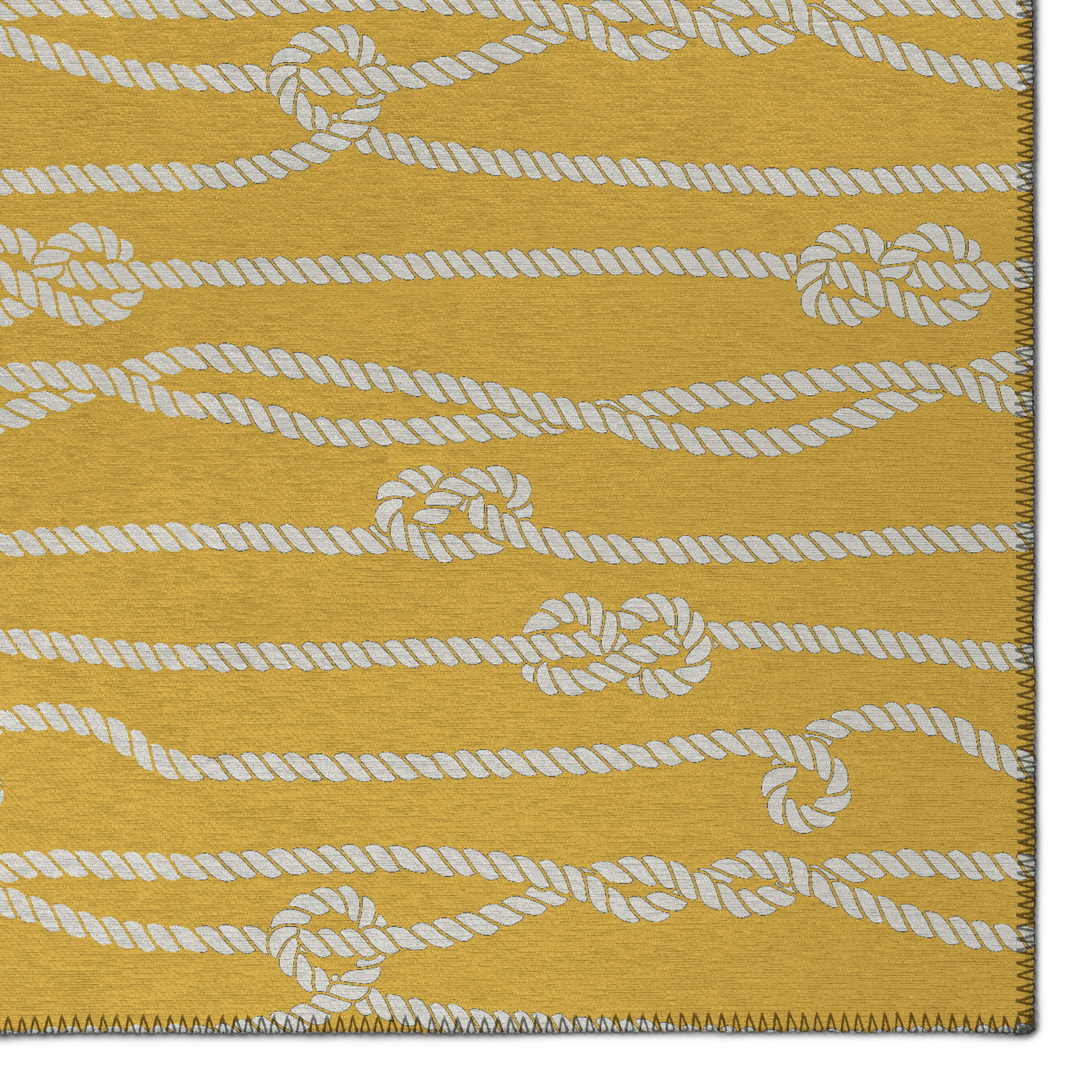 Addison Rugs Indoor/Outdoor Harpswell Ocean Rope Washable Rug 5' x 7'6 ...