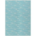 thumbnail image 1 of Addison Rugs Indoor/Outdoor Harpswell Ocean Rope Washable Rug 5' x 7'6" - Light Blue, 1 of 5