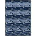 thumbnail image 1 of Addison Rugs Indoor/Outdoor Harpswell Ocean Rope Washable Rug 9' x 12' - Navy, 1 of 5