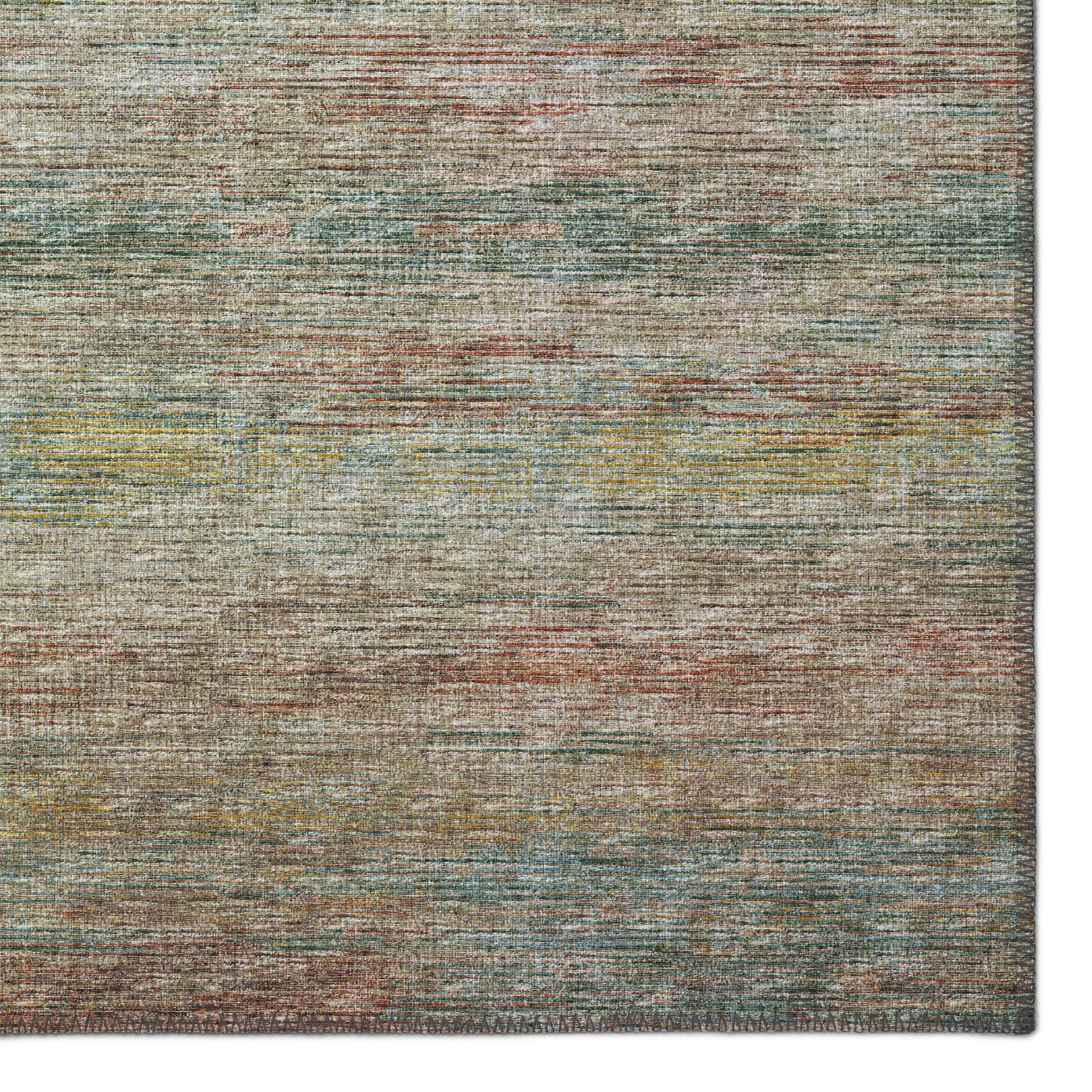 Marston Multicolor Chenille 3' x 5' Flat Woven Non-Slip Area Rug