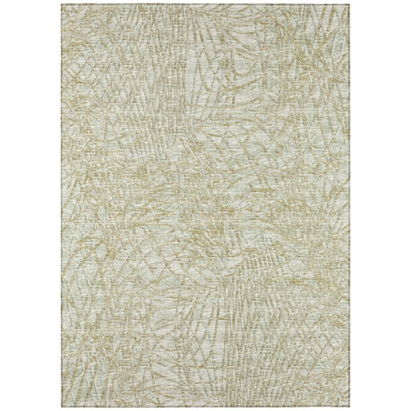 Addison Rugs Indoor/Outdoor Rylee Abstract Washable Rug 3' x 5' - Sage