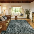 thumbnail image 1 of Addison Rugs Indoor/Outdoor Rylee Abstract Washable Rug 5' x 7'6" - Charcoal, 1 of 5