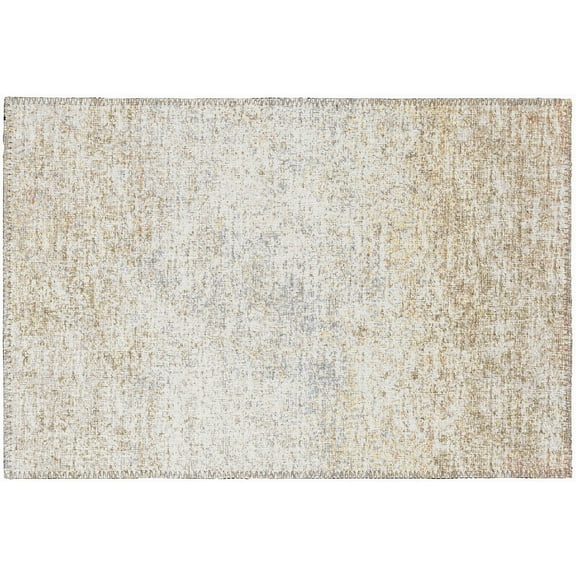 Addison Rugs Indoor/Outdoor Rylee Modern Abstract Washable Rug New Beige - 1'8" x 2'6"