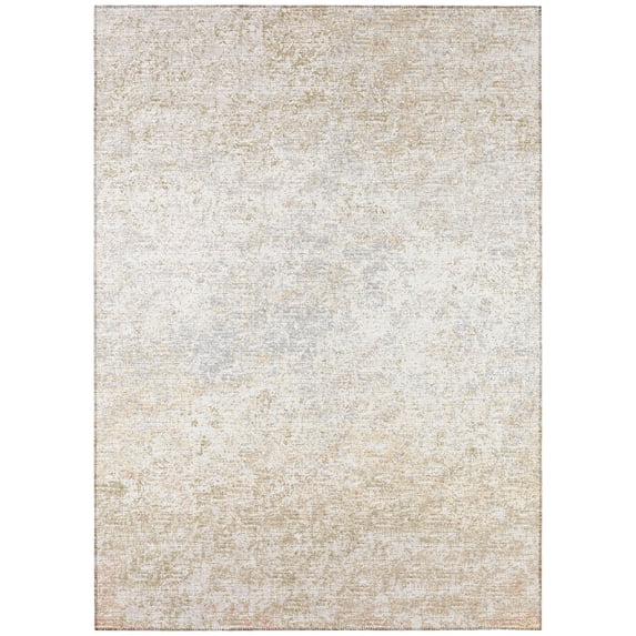 Addison Rugs Indoor/Outdoor Rylee Modern Abstract Washable Rug New Beige - 5' x 7'6"