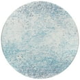 thumbnail image 1 of Addison Rugs Indoor/Outdoor Rylee Modern Abstract Washable Rug New Blue - 8' x 8' Round, 1 of 5