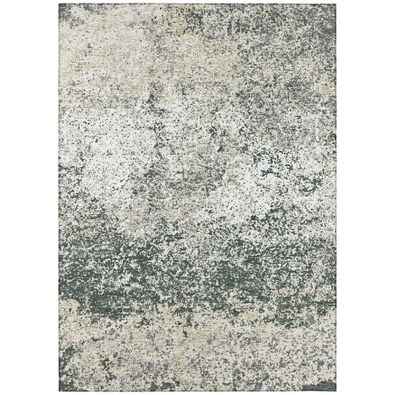 Addison Rugs Indoor/Outdoor Rylee Modern Abstract Washable Rug New Gray - 8' x 10'