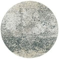 thumbnail image 1 of Addison Rugs Indoor/Outdoor Rylee Modern Abstract Washable Rug New Gray - 8' x 8' Round, 1 of 5