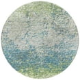 thumbnail image 1 of Addison Rugs Indoor/Outdoor Rylee Modern Abstract Washable Rug New Green - 8' x 8' Round, 1 of 5