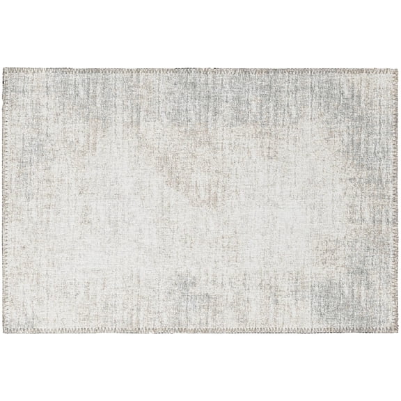Addison Rugs Indoor/Outdoor Rylee Modern Bordered Washable Rug 1'8" x 2'6" - Gray