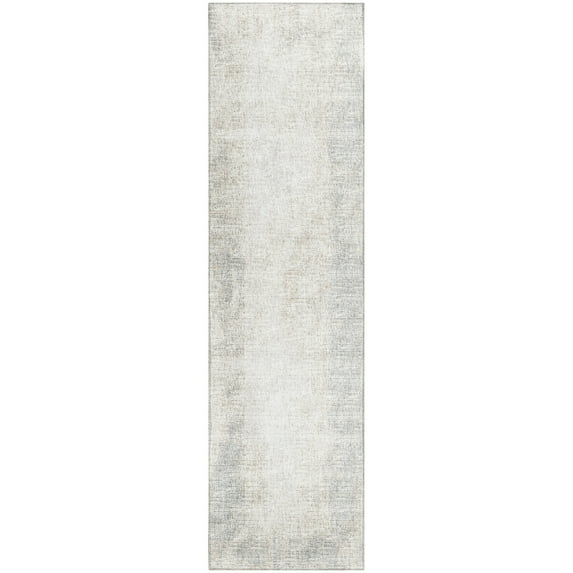 Addison Rugs Indoor/Outdoor Rylee Modern Bordered Washable Rug 2'3" x 7'6" Runner - Gray