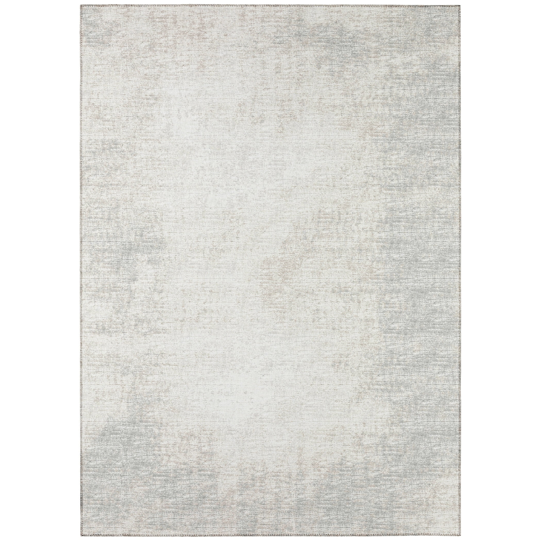 Rylee Transitional Gray Chenille 5' x 7'6" Flat-Woven Area Rug