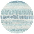 thumbnail image 1 of Addison Rugs Indoor/Outdoor Rylee Sketches Washable Rug New. Blue - 8' x 8' Round, 1 of 5