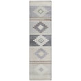 thumbnail image 1 of Addison Rugs Indoor/ Outdoor Sonora Boho Medallions Washable Rug 2'3" x 7'6" - Gray, 1 of 5