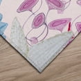 thumbnail image 1 of Surfside ASR31 Raspberry Washable 8 ft x 8 ft Round Rug, 1 of 5