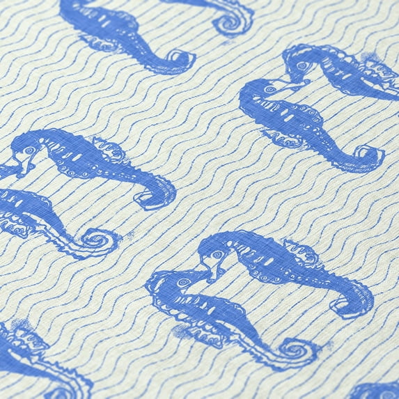 Surfside ASR45 Blue Washable 8 ft x 10 ft Rug