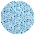 thumbnail image 1 of Addison Rugs Indoor/Outdoor Surfside Modern Washable Rug Blue - 8' x 8', 1 of 5