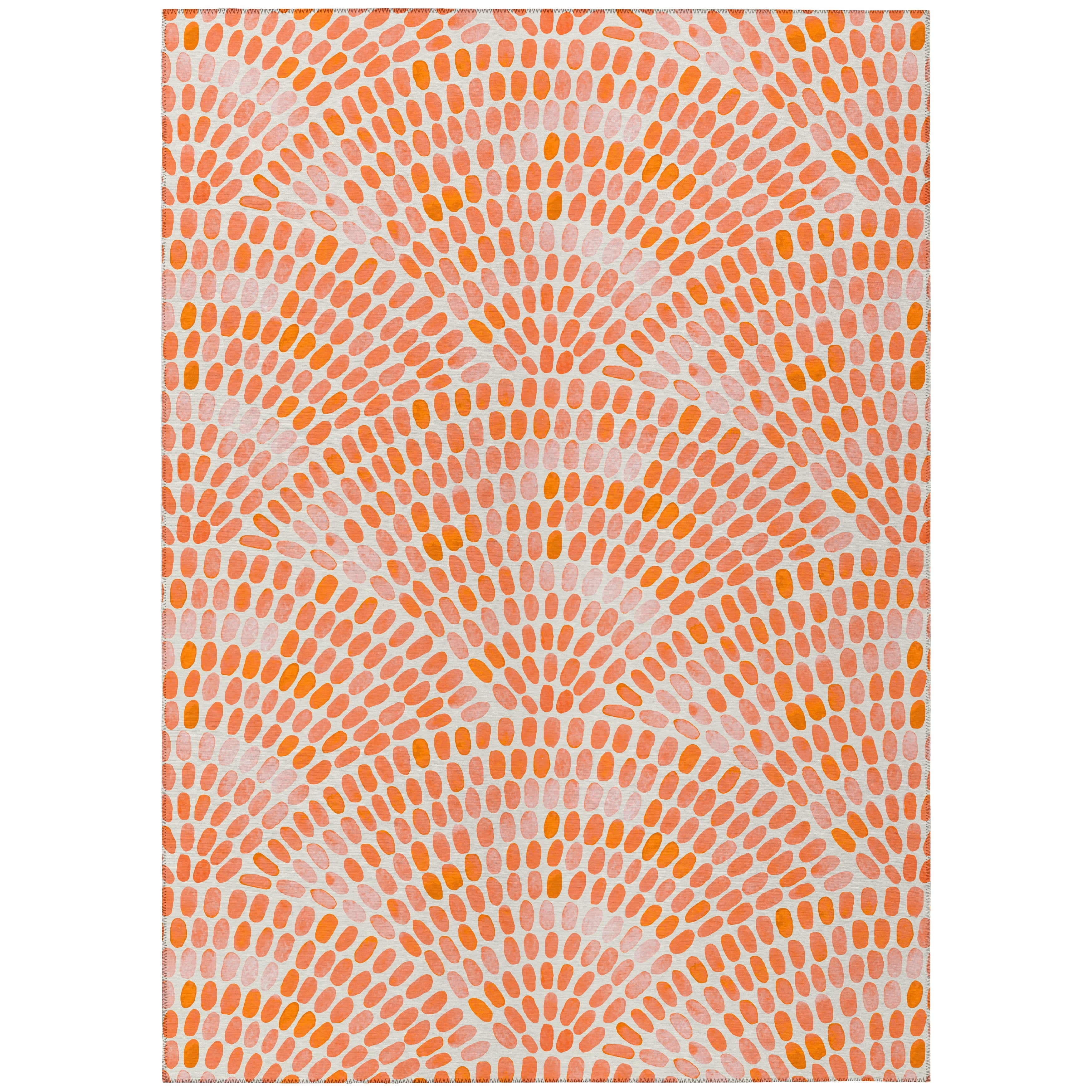 Addison Rugs Indoor/Outdoor Surfside Modern Washable Rug Peach - 8' x ...
