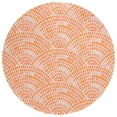 thumbnail image 1 of Addison Rugs Indoor/Outdoor Surfside Modern Washable Rug Peach - 8' x 8', 1 of 5