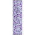 thumbnail image 1 of Addison Rugs Indoor/Outdoor Surfside Modern Washable Rug Purple - 2'3" x 7'6", 1 of 5